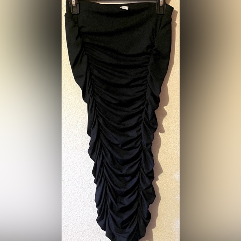 Topshop Size 6 Ruched Maxi Skirt